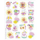 Eureka Flamingo Strawberry Lemonade Scented Stickers - 6 Packs of 80-For best results, scratch sticker to release scent