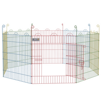 PawHut Outdoor Portable Octagon Pet Playpen-This pet playpen can be formed in a variety of shapes  hexagon, pentagon, square, triangle etc. 
