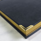 Brownline 2027 Executive Appointment Book Daily Planner with Sewn Binding - 10-3/4" x 7-3/4" - Black - Trilingual-Calendars for 8 months on each spread