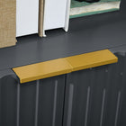HOMCOM 35.4" L Accent Cabinet - Black-Assembly required