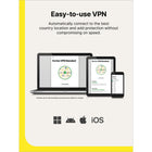 Norton Secure VPN - 1 Device - 1 Year [Download]-Bank-grade Encryption: Offers bank-grade encryption to help ensure the information you send and receive is secure and private