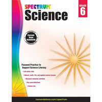 eBook: Spectrum 704619-EB Spectrum Science - Grade 6-You will receive two emails: one confirming your entire order, and one with a "Download Software" buttonYou can download immediately or return to your email to download later