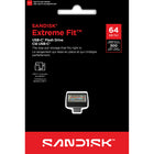 Sandisk 64GB Extreme Fit USB C 3.2 Gen 1 Flash Drive-9