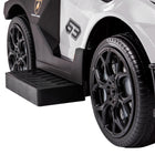 Aosom 3-in-1 Essenza SCV12 Kids Ride-On Push Car - White-Guardrails and push handle are both detachable 