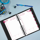 Brownline 2026 CoilPro Daily Planner Hard Cover with Twin-Wire Binding - 8" x 5" - Black - English-Certified under FSC license code: FSC C102682. The Forest Stewardship Council enables businesses and consumers to choose products made with materials sourced from responsible forestry, promoting environmentally appropriate, socially beneficial, and economically viable management of the world's forests