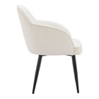 Zuo Jolie Dining Chair - Ivory - Set of 2-3 year limited warranty