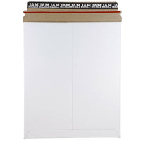 JAM Paper Photo Mailer Stiff Envelopes with Self Adhesive Closure, 11 x 13.5, White Recycled, 10 Pack (3PSWg)-Size: 11" x 13.5"