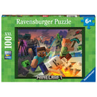 Ravensburger Monster Minecraft 100-Piece XXL Puzzle-100-Pieces