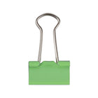 JAM Paper Colourful Binder Clips - Small - 3/4" - Green - 25 Pack-Binder clips' strong hold keeps stacks of loose paper securely fastened together, without the risk of slipping or falling out