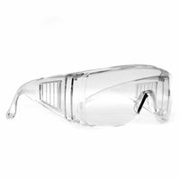 Forcefield Visitor's Safety Glasses - Clear-100% Polycarbonate clear lens safety glasses