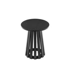 Manhattan Comfort Layla Modern Coffee and End Table - Black - Set of 2-10