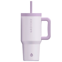 GROSCHE Aspen Insulated Water Tumbler with Handle - 32 oz. - Lavender-32oz capacity