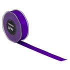 JAM Paper Double Faced Satin Ribbon - 7/8" W x 25 yd. - Purple-Size: 0.875" x 25 yards