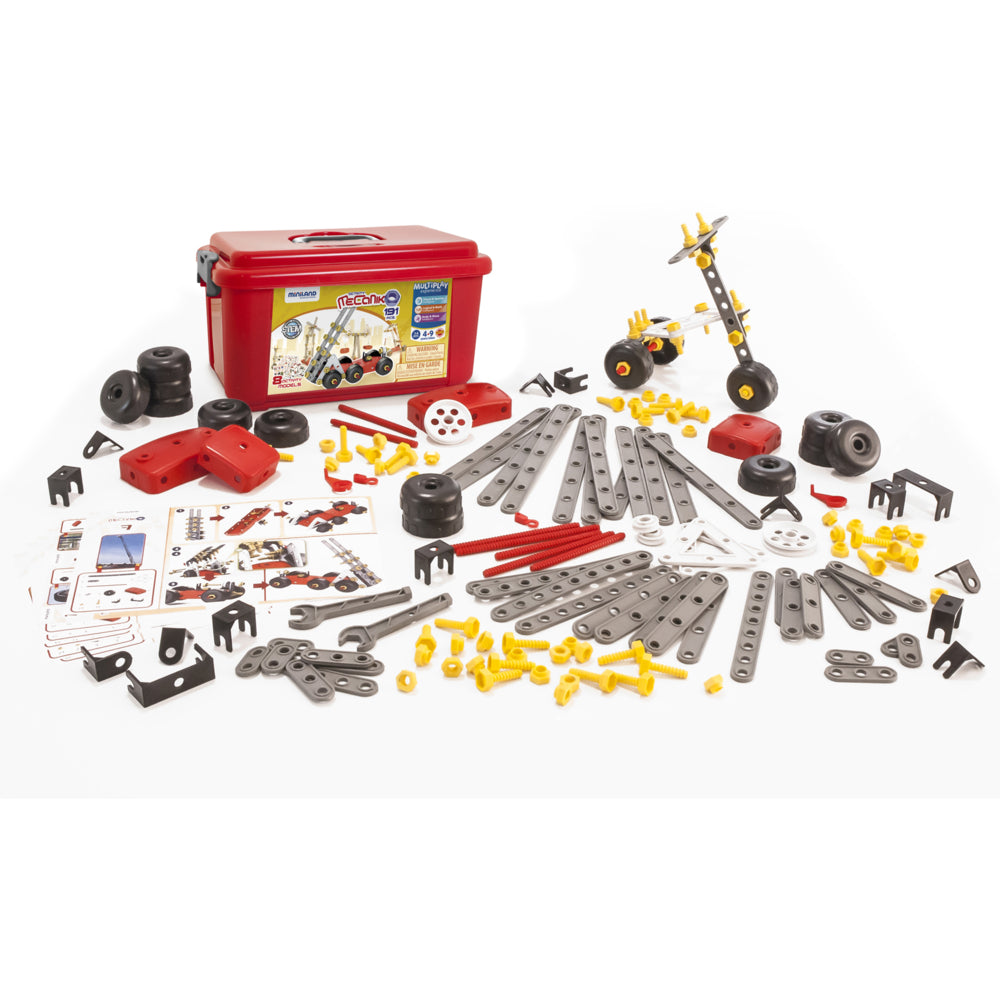Miniland Mecaniko Vehicle Building Set - 191 Pieces | staples.ca