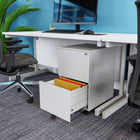 Ceha Canada 2-Drawer Metal Pedestals - Signal White-6