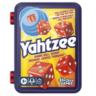 Hasbro Gaming Yahtzee Refresh Board Game - Bilingual-Classic yahtzee gameplay + exciting updates: Risk it all for the Yahtzee game--and score BIG wins! This edition of the popular dice game features a collapsible cup, an all-in-1 storage case with dice-rolling tray, and a modernized look
