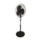 Royal Sovereign 18" Osciliating 3 Speed Pedestal Fan with Remote - Black-3 speed setting