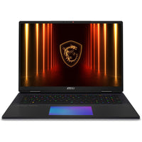 MSI TITAN 18 HX AI 18" UHD+ Gaming Laptop - Intel Ultra 9-285HX - GeForce RTX5080 - 4TB SSD - 64GB RAM - Win11 Pro - Black-Processor: Intel Core Ultra9-285HX 