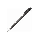 Staples Postscript Rubberized Barrel Stick Pen - 1.0mm - Black - 12 Pack-Ballpoint pens for clear, consistent writing