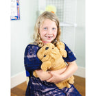Bouncyband Happy Hugs Sensory Weighted Plush Bulldog-Increase focus: The weighted interior combines with the soothing high pile plush and wrinkle ridges to offer tactile input which helps increase concentration