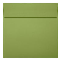 JAM Paper Premium Invitation Envelopes - 6 1/2 x 6 1/2 - Olive Green - 25 Pack-Fashioned from high quality 28 lb paper and features a gum closure