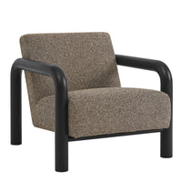 Modway Sereno Boucle Accent Chair - Earth Black-Modern Accent Chair