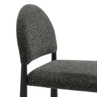 Modway Hayley Upholstered Fabric Counter Stools 2-Piece Set - Black/Anthracite-9