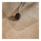 ClearTex Clear Polycarbonate Floormat for Low/Medium Pile Carpet, 48" x 53"-Virtually unbreakable - material is used in the manufacture of bullet-proof glass