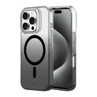 AXS Crystal Shield D3O Case Made with Recycled Materials Magsafe Compatible for Apple iPhone 16 Pro - Smoke Gradient-6ft drop tested to protect from drops in most everyday situations