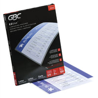 Swingline GBC Clear Fusion EZUse LongLife Speed Thermal Laminating Pouches - 3 mil - Letter - 100 Pack-EZUse alignment guides make centreing documents easy and magically disappear after lamination
