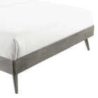 Modway Margo Wood Twin Platform Bed Frame - Grey-Rubberwood Legs