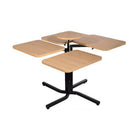 Drive Medical Ergonomic Heightadjustable 4-Seat Table-Quick and secure height and depth adjustment via a screw‐handle mechanism.