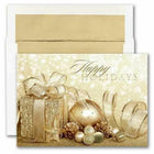 JAM Paper Blank Christmas Cards & Matching Envelopes Set - Holiday Package - 25 Pack-Holiday Card Set with Holiday Package Greeting Design