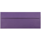 JAM Paper #10 Business Envelopes, 4 1/8 x 9.5, Dark Purple, 100 Pack (563912516g)-Dark purple