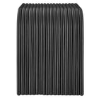 Modway Eve Curved Natural Rattan Side Table - Black-Indoor Use Recommended