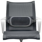 Fellowes I-Spire Series Lumbar Cushion, Grey (9311603)-Supports lower back for enhanced comfort while seated