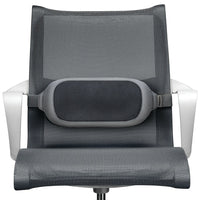 Fellowes I-Spire Series Lumbar Cushion, Grey (9311603)-Supports lower back for enhanced comfort while seated