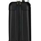 Bugatti Madrid Collection 21.25" Hardside Carry-on Luggage - Black-Lined interior with dividing panel, practical pockets, and tightening straps to keep content organized and in place