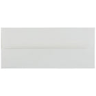 JAM Paper #10 Business Envelopes, 4 1/8 x 9.5, Strathmore Bright White Laid, 100 Pack (191166g)-Bright white