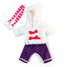 Miniland Doll Clothes - Fits 12-5/8" Dolls - Cold Weather White Fur Set-Perfect for teaching children how to dress for different climates