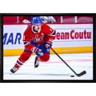 Brendan Gallagher Montreal Canadiens Skating - Framed Canvas - 31" x 22"-Premium canvas print with gallery-wrapped edges