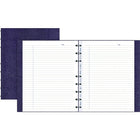 Blueline MiracleBind Hardcover Notebook, 9-1/4" x 7-1/4", Purple Lizard-Like, 150 Pages-Twin-wire binding with lizard-like cover