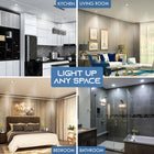 ShoppingAll Impotek 4" 5 CCT LED Recessed Ceiling Light with Junction Box - 2700K/3000K/3500K/4000K/5000K - Dimmable IC Rated ETL Energy Star Listed 9W 800LM - RCL1-9W4IN (Pack of 16)-6