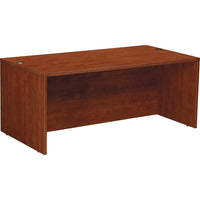 Office Star Napa Collection 71" Desk Shell, Cherry-Features 1” tops and end panels, and 5/8” modesty panels