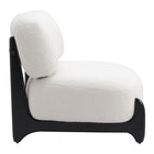 Zuo Bombo Accent Chair - White-Dimensions: 30.3" L x 29.5" W x 27.6" H