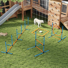 PawHut 5-Piece Dog Agility Training Equipment Starter Kit with Carrying Bag-Comes with a carry bag for portability 
