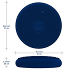 Bouncyband Antimicrobial Little Wiggle Seat Sensory Cushion - 10.75" - Blue-Unique antimicrobial material offers a proven barrier against multiple dangerous pathogens including E. Coli, Staphylococcus and many other bacteria, fungi and molds