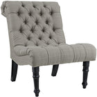 Modway Navigate Upholstered Fabric Lounge Chair - Granite-Fine Polyester Upholstery