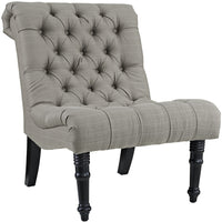 Modway Navigate Upholstered Fabric Lounge Chair - Granite-Fine Polyester Upholstery