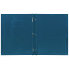 Staples Poly Report Cover - Blue-Three tangs